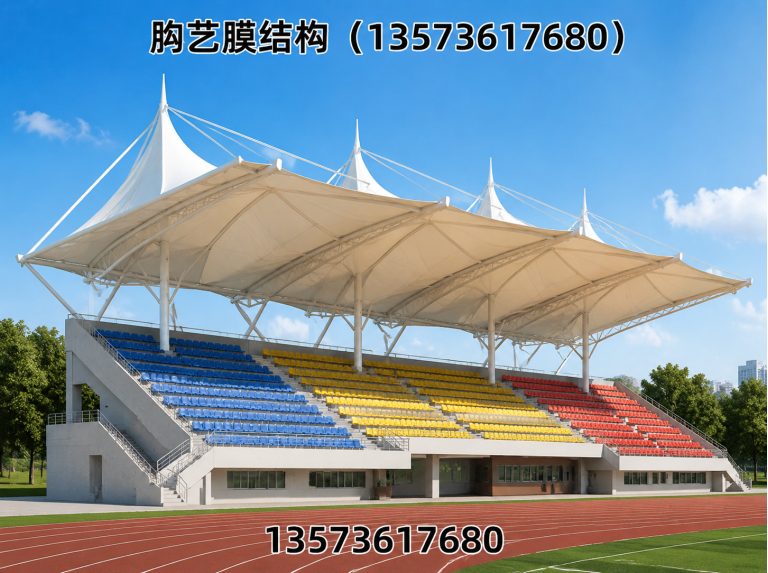 潍坊滨海经济技术开发区膜结构加油站展示图
